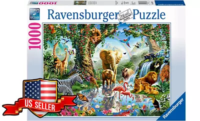 NEW & SEALED Ravensburger 19837 Adventures In The Jungle 1000 Pc Jigsaw Puzzle • $33.95