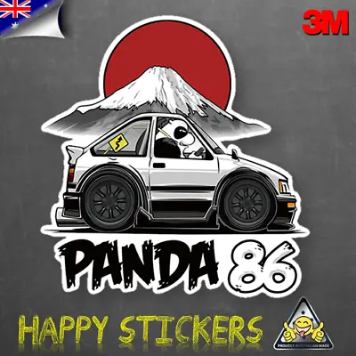 $6 • Buy JDM Japan Panda 86 Drift Car 3M Vinyl Decal Sticker