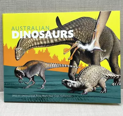 2022 Australian Dinosaurs $1 Coin Collection Privy Mark Dinosaur NEW One Dollar • $22.99