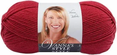 Lion Brand Vanna's Style Yarn Acrylic 100g Red 867-113 • £4.10