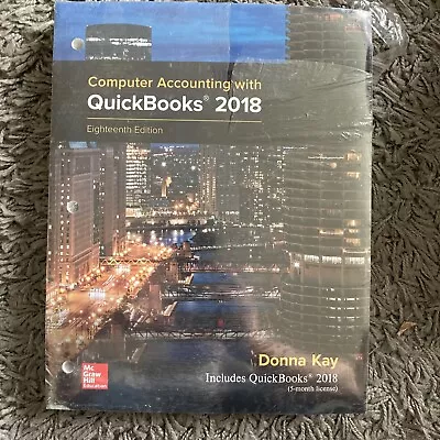 Computer Accounting With QuickBooks 2018 - 18th Edition - Inc. 5 Month Licence • £45