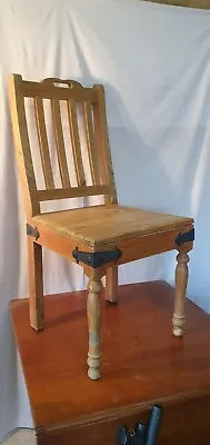 £25 • Buy Solid Pine Kitchen Chair With Handle Cut Out