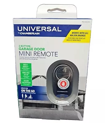 Universal By Chamberlain 2 Button Mini Garage Door Remote Keychain MC100-P2 • $22.49