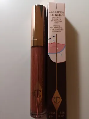 £27 Charlotte Tilbury Rosy Glow Collagen Lip Bath Lip Plumping Effect Full Size • £16.99