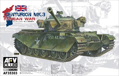 AFV Club Centurion MK.3 Korean War Tank Kit AF35303 1:35 Scale Model Kit • £59.99