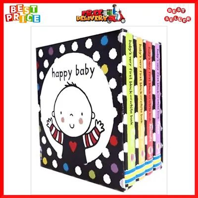 Babys Very First Black And White Little Library English Board Book Baby -3 Years • $7.90