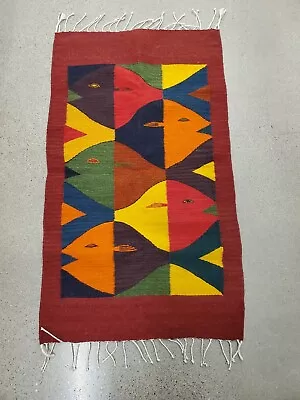 Authentic Zapotec Rug Fish Motif • $55