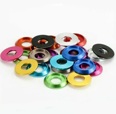 M2-M8 Colors Aluminum Alloy Washers Gasket For Pan / Button Head Screw Bolts • $1.75