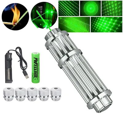 2000m Green Laser Pointer Pen SOS High Power Laser Visible Beam Light Torch UK • £19.99