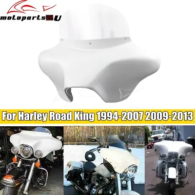 Motorcycle Batwing Fairing W/Stereo 6x9 Speakers For Harley Road King 94+ Withe • $329.99