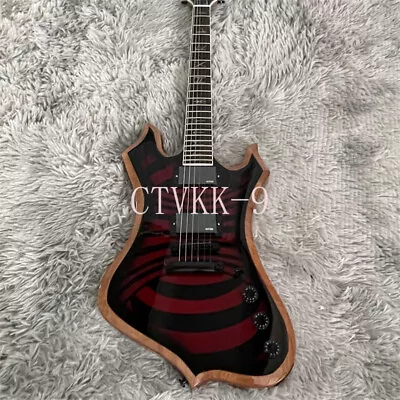 Red Zakk Wylde Nomad Redrum Vortex Electric Guitar HH Pickups Frets Binding • $324