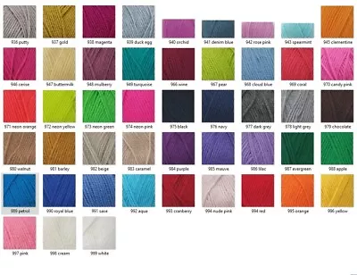 £1.30 • Buy Cygnet Yarns PATO Every Day DK Double Knit 100g Balls Knitting Crochet Toys