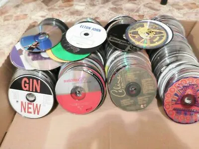 Lot Of 100 Music Cds - Pop Rock Indie Demo DJ - Discs Only - FREE SHIPPING! • $21.49