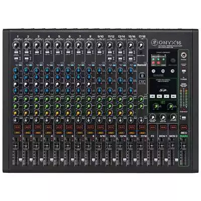 Mackie Onyx16 16-Channel Premium Analog Mixer W/Multi-Track USB • $674.99