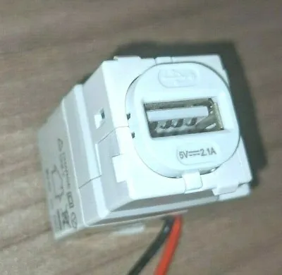 USB Power Insert 2.1A Mechanism Charger Mech Suits Clipsal Plates 2.1 Amp • $14
