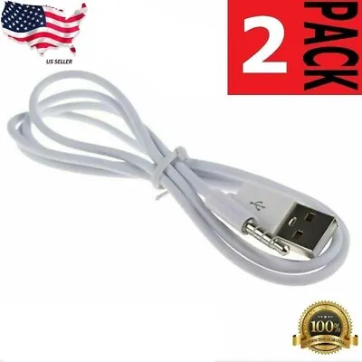 2 Packs 3.5mm AUX Audio To USB 2.0 Male Charge Cable Adapter Cord For Car MP3  • $6.99