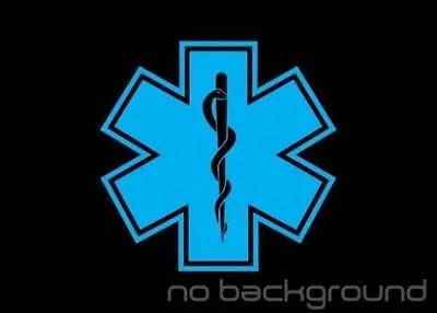 Star Of Life Sticker Vinyl EMT Decal Ambulance Medical Emergency Paramedic EMS • $2.50