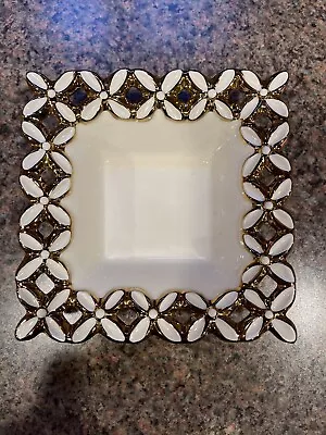 Verdici Designs Gold And White Candy Dish • $14.99