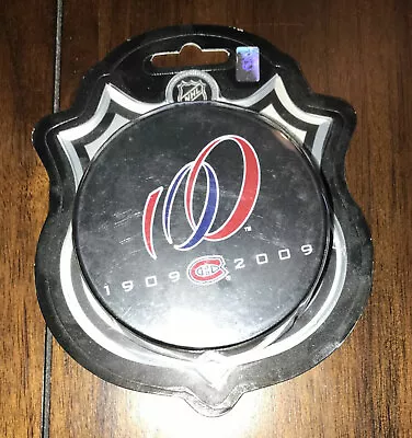 2009 Montreal Canadiens 100th Anniversary Centennial Commemorative Puck • $10.90