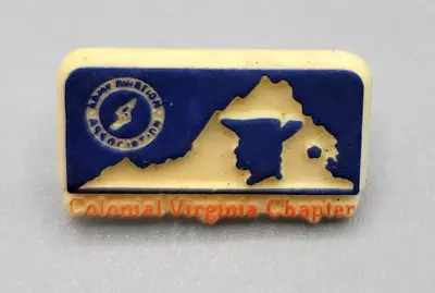 Collectable Pin Back Badge Brooch Colonial Virginia Chapter • $5.99