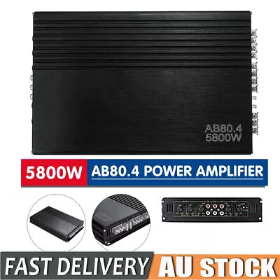 5800W 4 Channel Car Amplifier Stereo Audio Super Bass Power Subwoofer AmpA D4G3 • $75.92