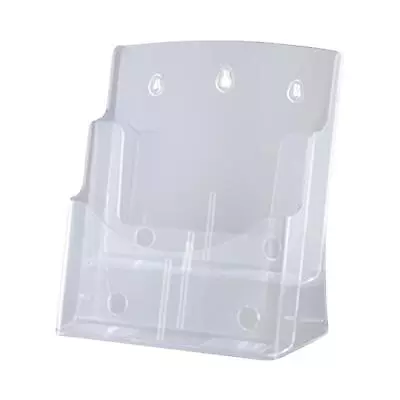 Acrylic Brochure Holder Slant Back Design Table Stand Flyer Holder Rack Sign • £9.66