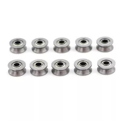 10pcs HCS Deep V Groove Sealed Guide Line Track Pulley Ball Bearing 3*12..x • $2.24