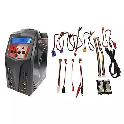 Venom Pro Duo 80W X2 Dual AC/DC 7A LiPo/LiHV & NiMH RC Battery Balance Charger • $94.95