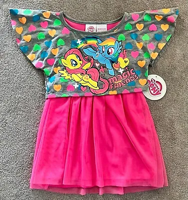 My Little Pony - Girls Popover Dress - Size XS - Fluttershy & Rainbow Dash - New • $15.95