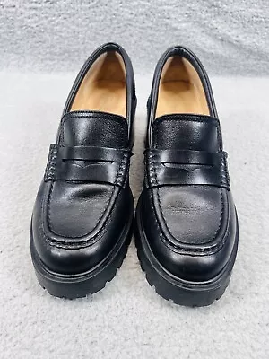 Madewell Women’s Black Vernon Loafters. Size 8 • $34.99
