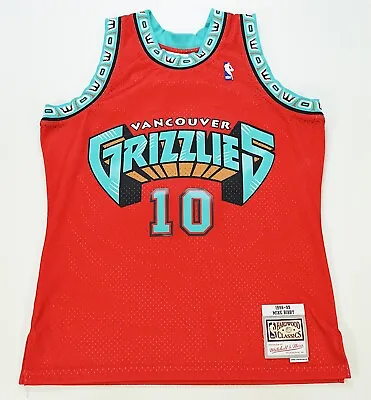 Rare MITCHELL & NESS Mike Bibby Vancouver Grizzlies 1998-99 Throwback Jersey L • $69.99