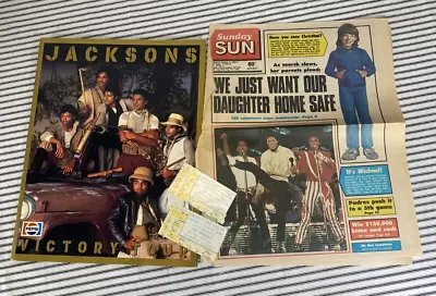 1984 Michael Jackson The Jacksons Original Victory Tour Book Program • £19.99