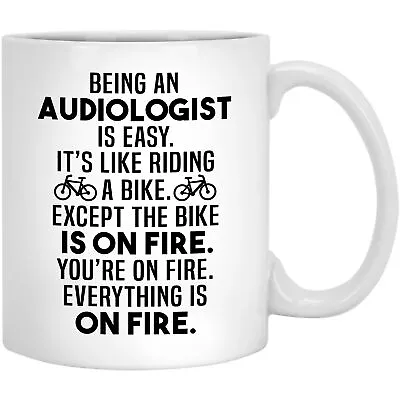 Audiologist Mug Coffee Cup Funny Gifts For Women Men Her Him Audiology J-43Q • $19.97