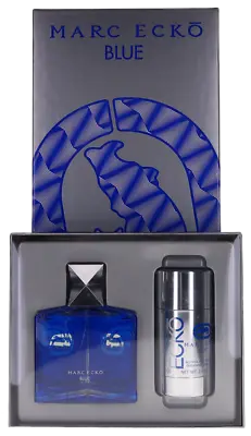 Blue By Marc Ecko For Men Set: EDT+Deodorant Stick (3.4+2.6)oz New • $53.99