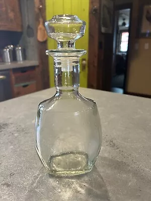 Vintage Glass Liquor Decanter With Glass Lid • $9.99