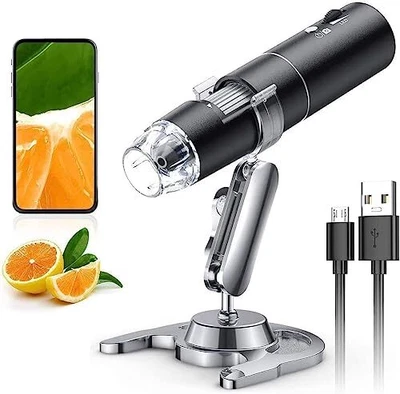 $57.26 • Buy Wireless Digital Microscope, 50X-1000X Magnification WiFi Portable Handheld M...