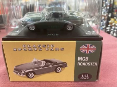 £15 • Buy Atlas Editions 1.43 MGB Roadster (Green) Diecast Model Boxed