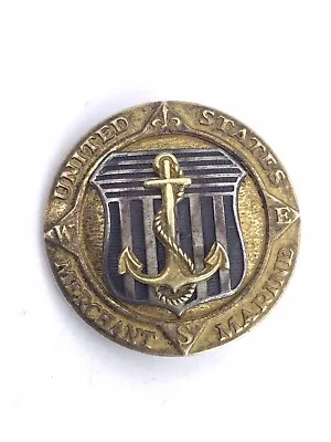 Vtg - Merchant Marine Sterling Pin (i1005)  • $40