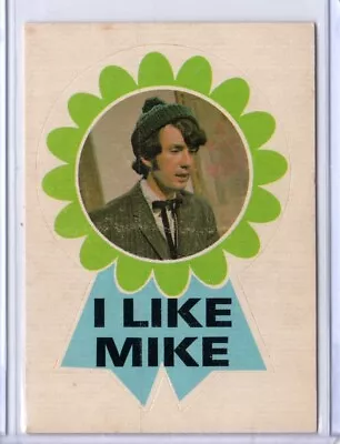 1967 Donruss THE MONKEES Badges Stickers Cards Rare I LIKE MIKE #15 NM • $19.99