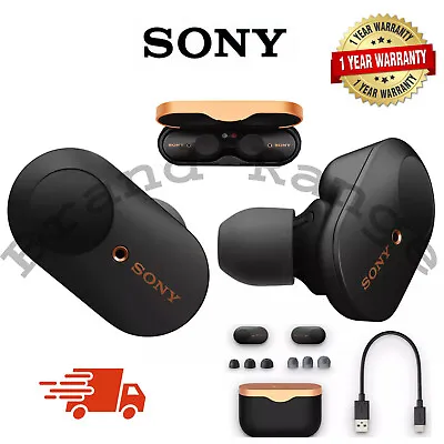 £89.95 • Buy Sony WF-1000XM3 Wireless Bluetooth Noise Cancelling Earphones Rechargable Black