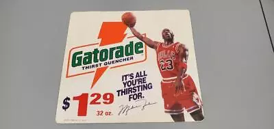 1992 GATORADE DECAL MICHAEL JORDAN  WINDOW CLING  Advertisement • $28.95