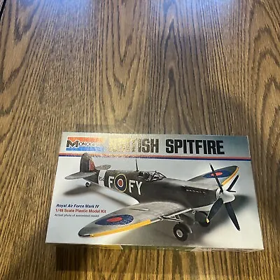 1973 MONOGRAM 1/48 SCALE BRITISH SPITFIRE MODEL KIT New Open Box • $34.19