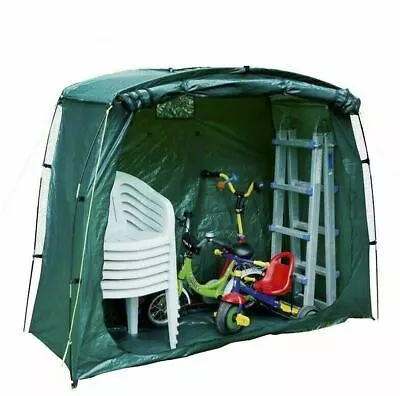 Garden Storage Tent Bike Shed Bicycle Cover Camping Outdoor Shelter Waterproof • £38.84
