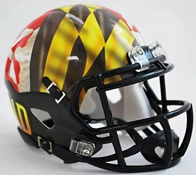 Maryland Terrapins Riddell Speed Mini Replica Pride Football Helmet • $47.87