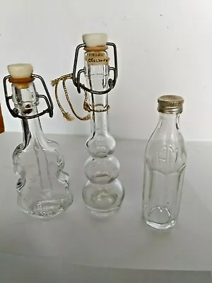 Collectible Bottles(3) Cello Shaped Mod Dep Bottle Fino AGe & AM  Italian • $16.04