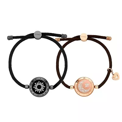 Totwoo Sun And Moon Long Distance Touch Light Up&Vibrate Bracelets For Couples • $129