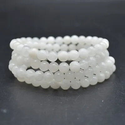 Gemstone Crystal 6mm Round Beads Bracelet Sample Strand-Various Stones 1 Count • £6.99