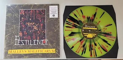 Pestilence Malleus Malleficarum Yellow Splatter LP Vinyl Record New Reissue • $29.99