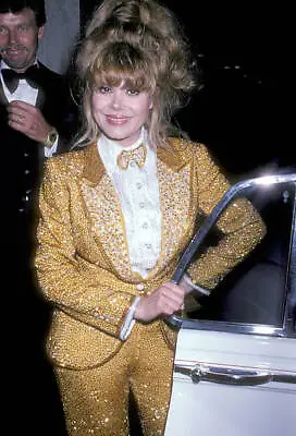 Entertainer Charo At The 16th Nosotros Golden Eagle Awards On- 1986 Old Photo 1 • $9