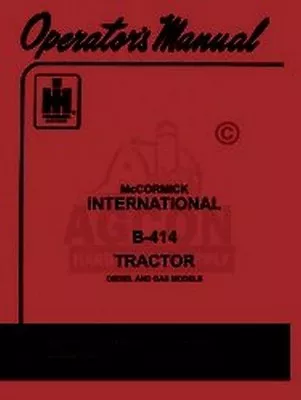International B-414 B414 Operators Instruction Manual • $19.91